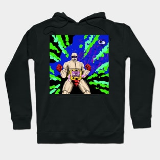 tmmt mutant enemy ecopop krang alien robot art Hoodie